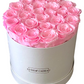 Rose éternelles boîte Ronde personnalisée
